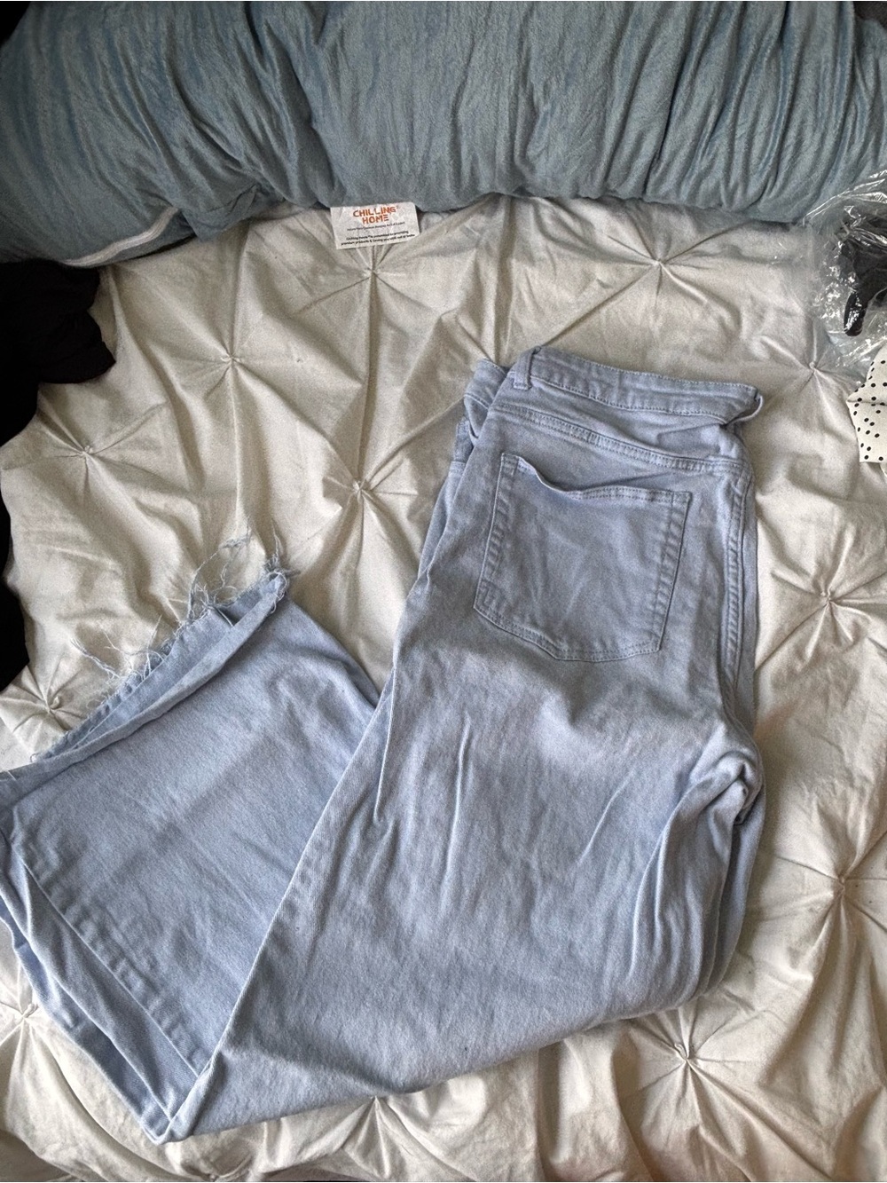 Divided Light Blue Wide Leg Jeans - High Waist